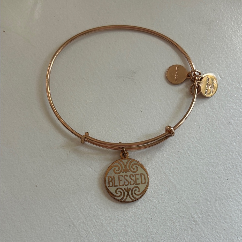 Rose Gold 'Blessed' Bracelet